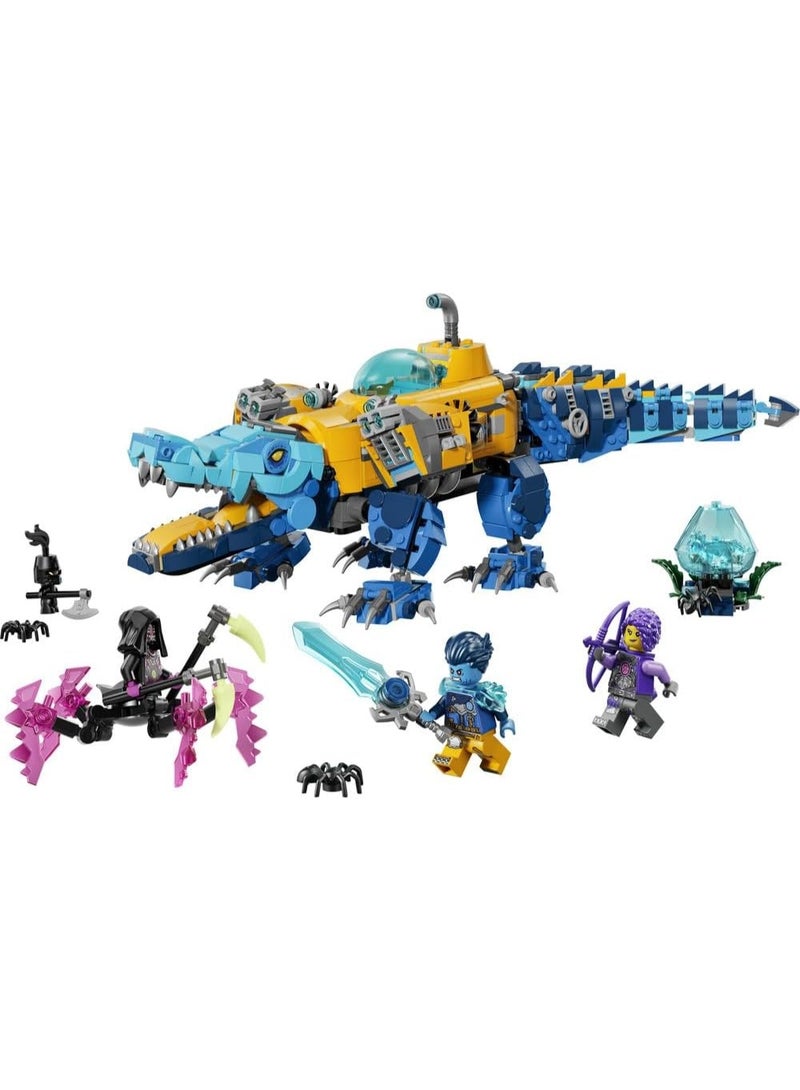 LEGO DREAMZzz 2in1 Crocodile Submarine Toy for Kids 71512 (Age 8+, 1107 Pieces) - Image 2